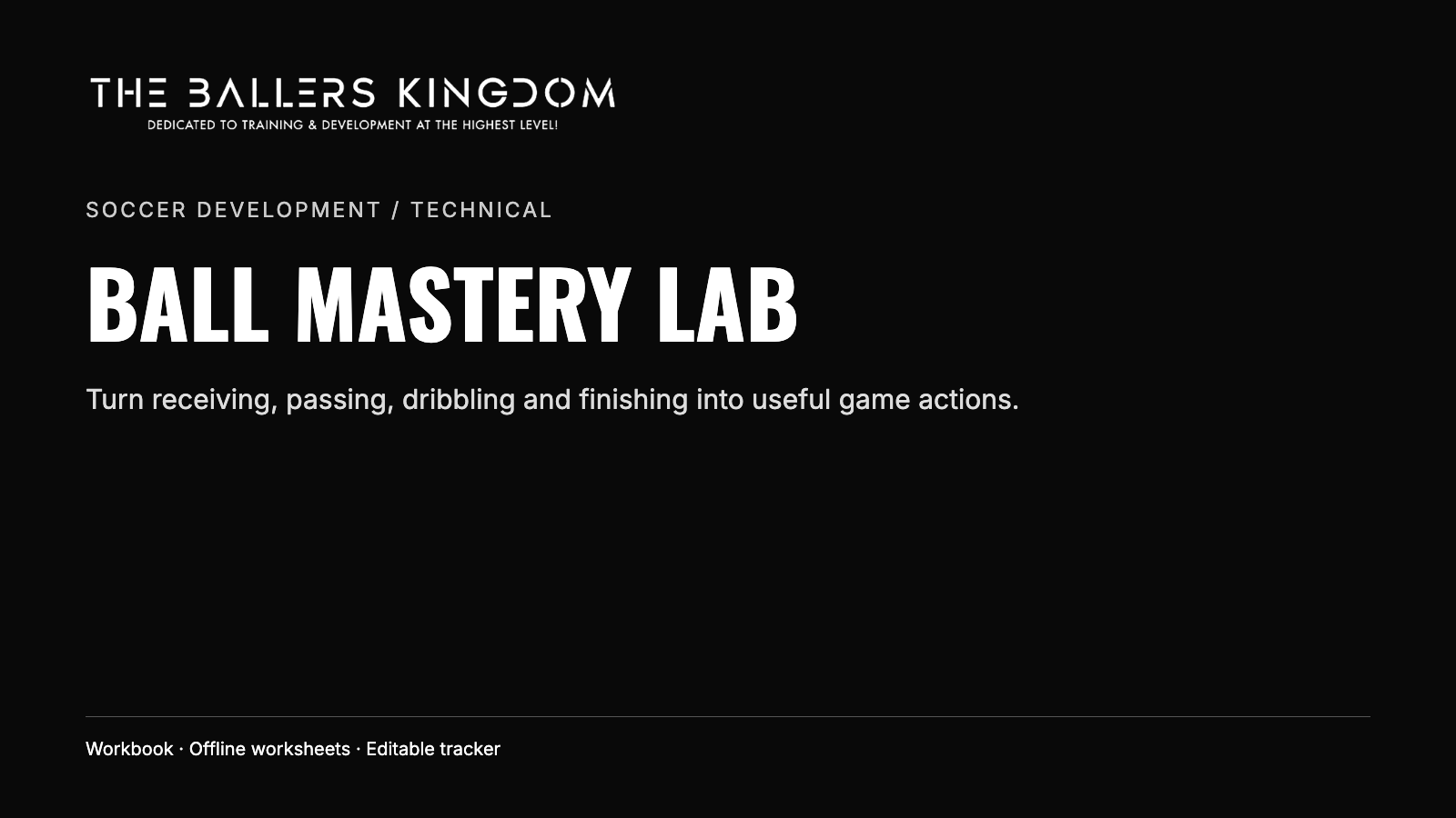 Ball Mastery Lab cover