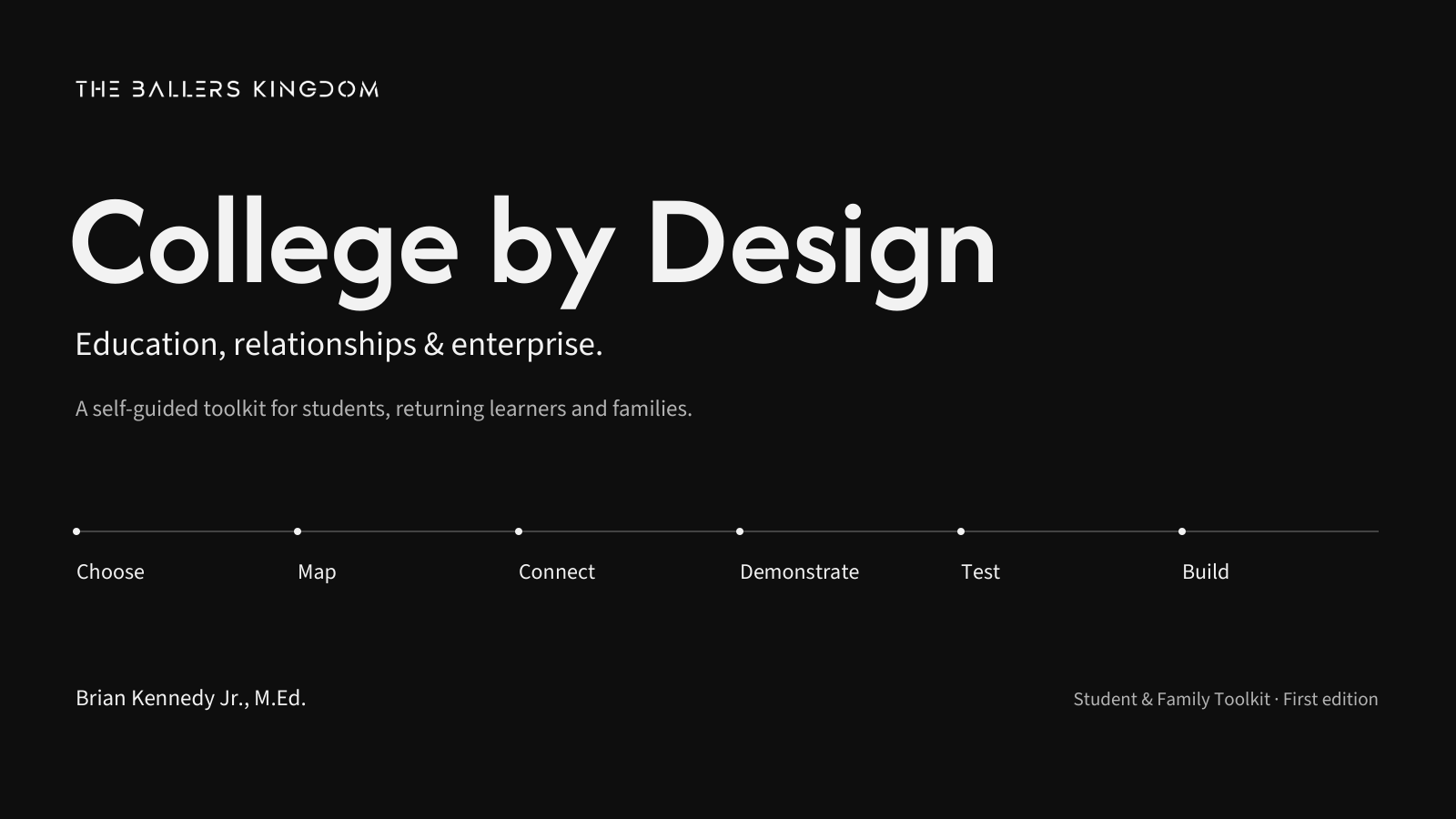 College by Design student and family toolkit cover