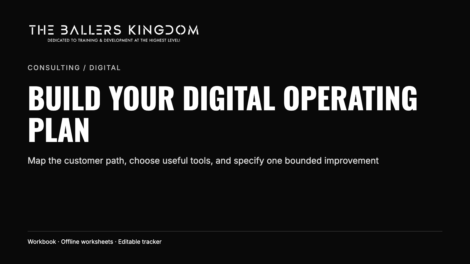 Build Your Digital Operating Plan cover