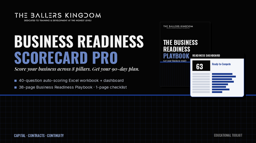 Business Readiness Scorecard Pro cover
