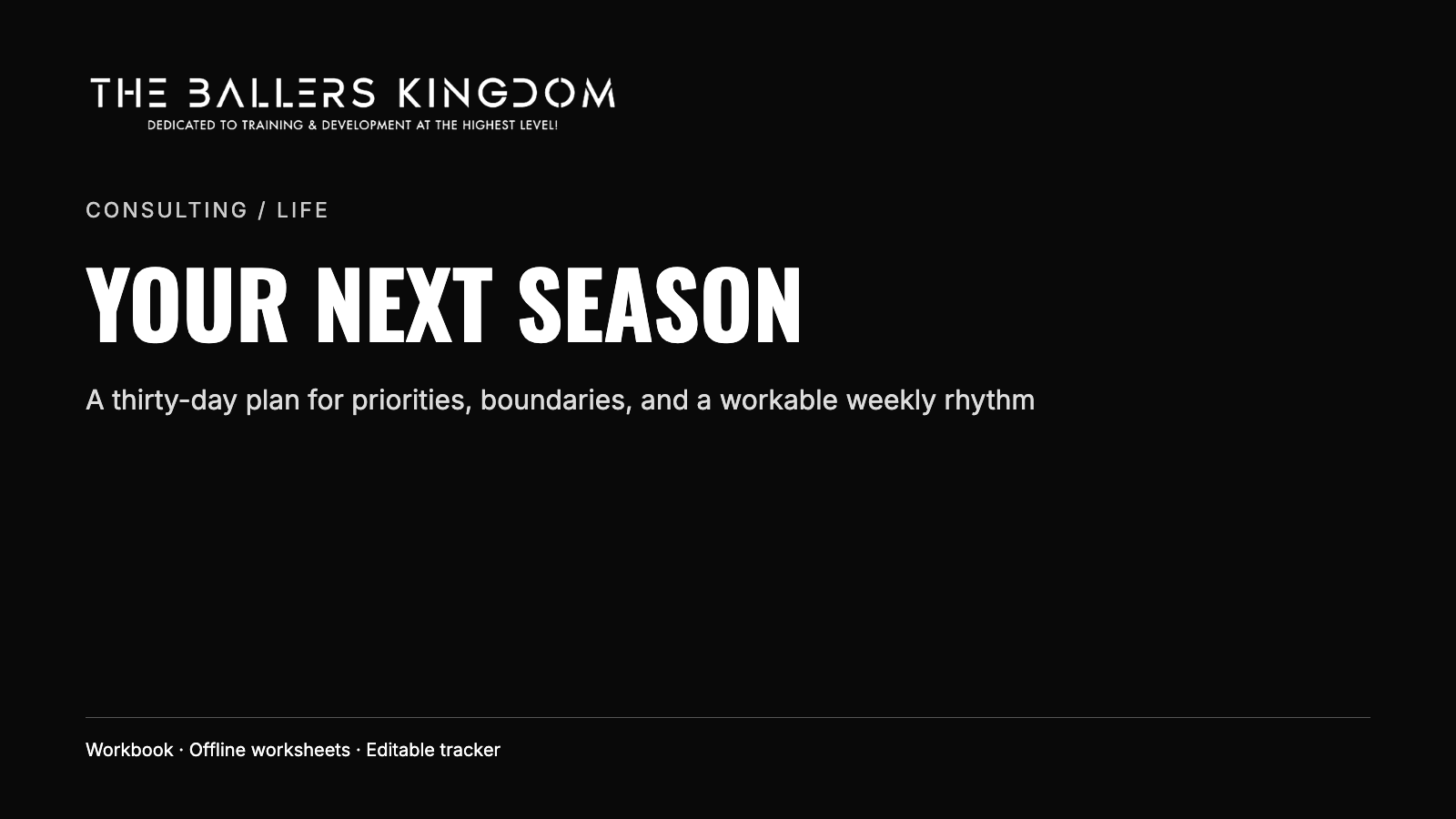 Your Next Season cover