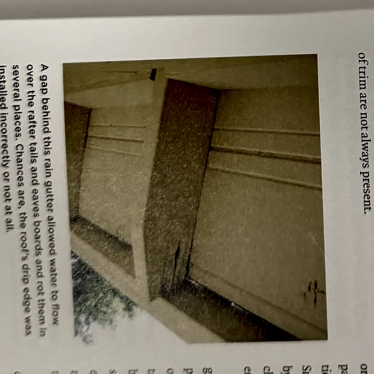 A cropped textbook photo showing exterior porch or support components.
