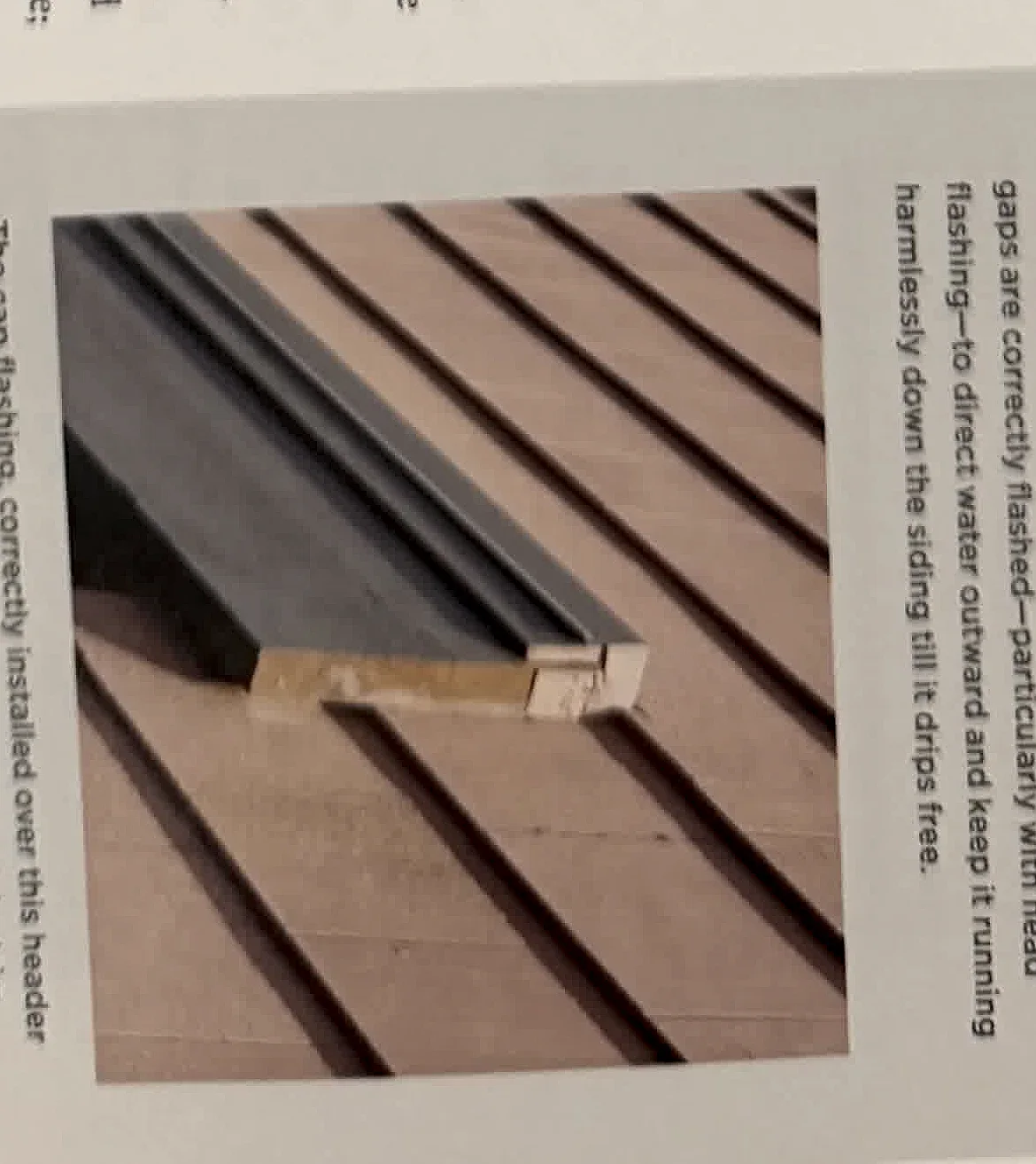 A cropped textbook photo showing door trim or nearby wall-covering detail.