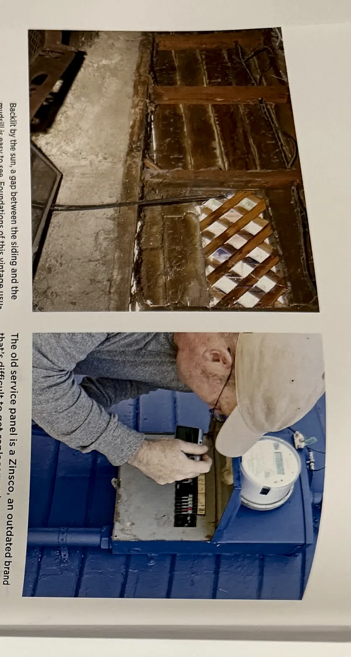 A cropped textbook photo of exterior deck, porch, or railing components.